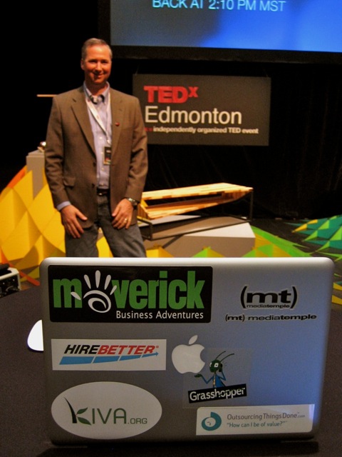 Laptop at TEDx